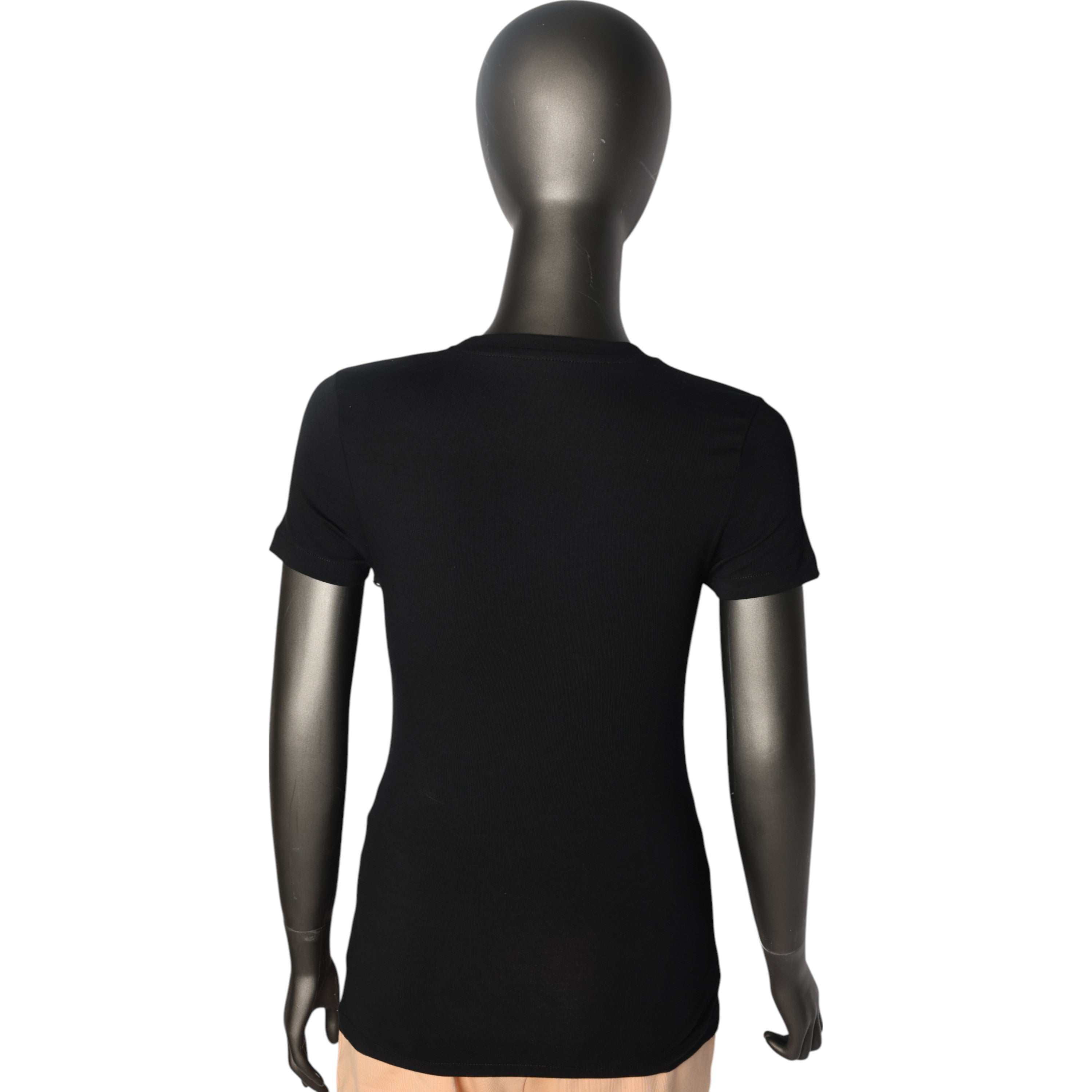 Polo T-Shirt Ladies Logo Black